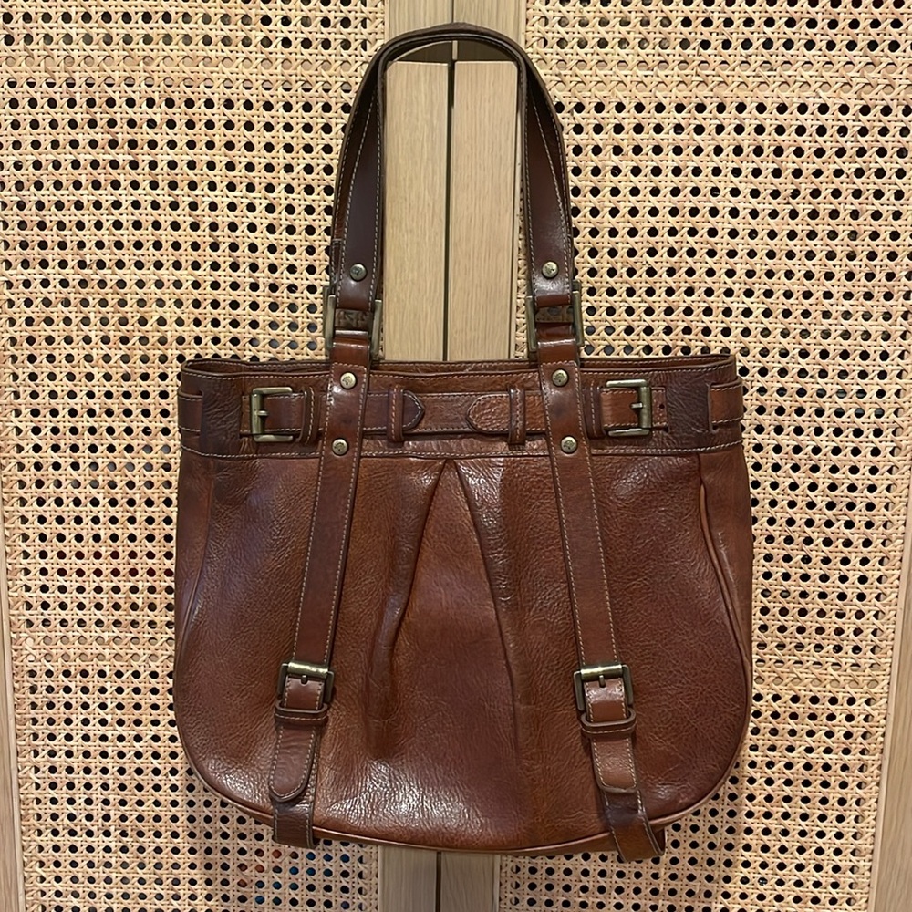 Vintage Mulberry leather shoulder bag